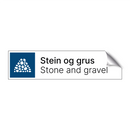 Stein og grus - Stone and gravel