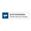 Små fritidsbåter - Small leisure boats