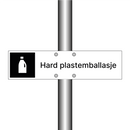 Hard plastemballasje