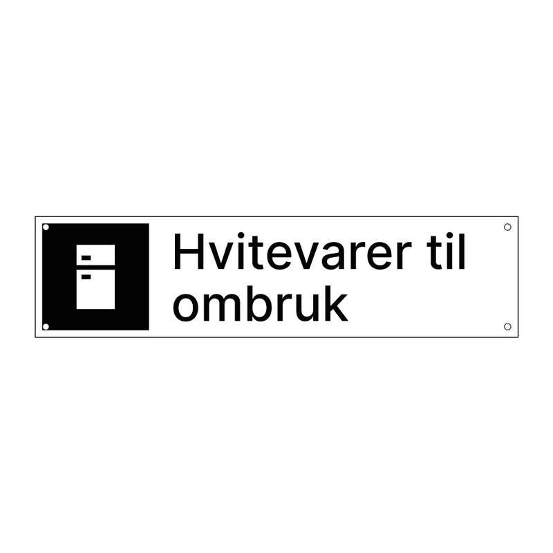 Hvitevarer til ombruk