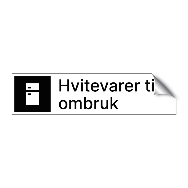 Hvitevarer til ombruk & Hvitevarer til ombruk