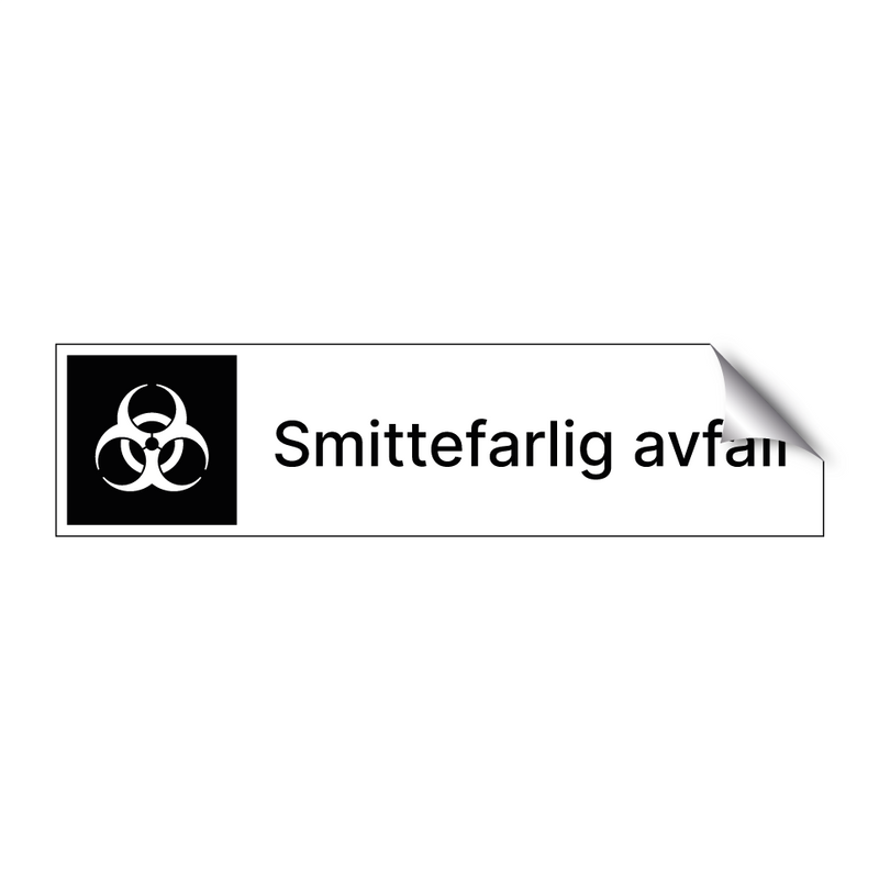 Smittefarlig avfall & Smittefarlig avfall