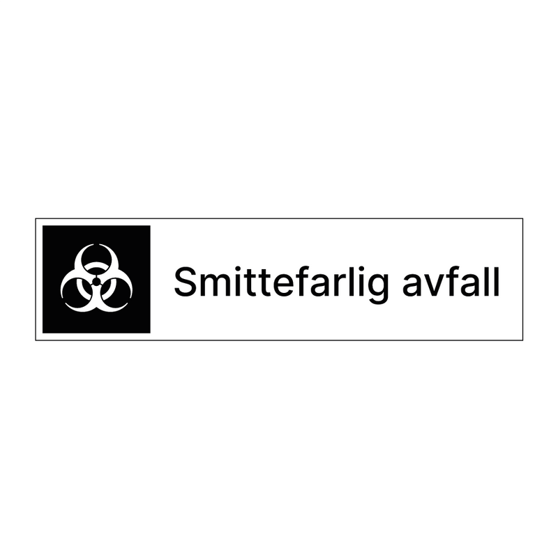 Smittefarlig avfall & Smittefarlig avfall & Smittefarlig avfall & Smittefarlig avfall