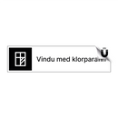 Vindu med klorparafin