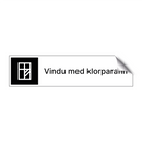 Vindu med klorparafin