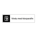 Vindu med klorparafin