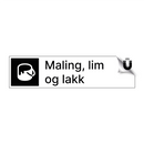 Maling lim og lakk