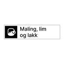 Maling lim og lakk