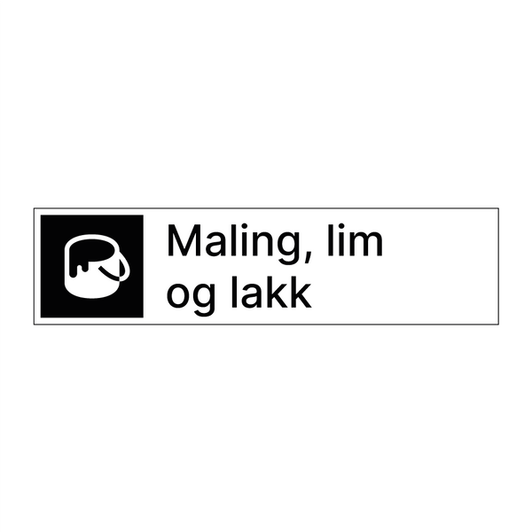 Maling lim og lakk