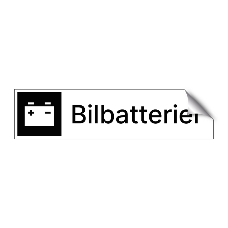 Bilbatterier