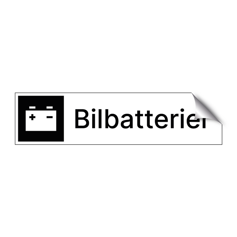 Bilbatterier & Bilbatterier