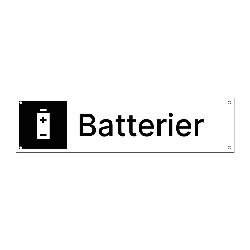 Batterier & Batterier & Batterier & Batterier