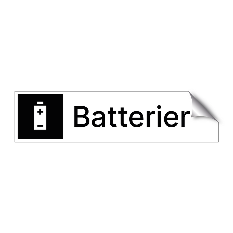 Batterier & Batterier