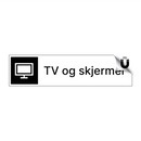 TV og skjermer