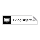 TV og skjermer