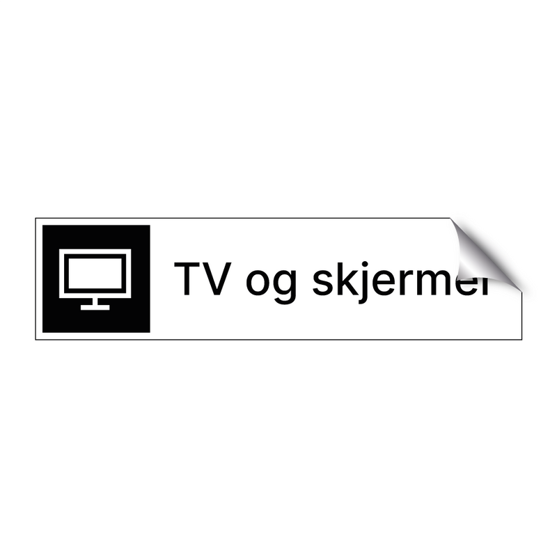 TV og skjermer