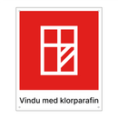 Vindu med klorparafin