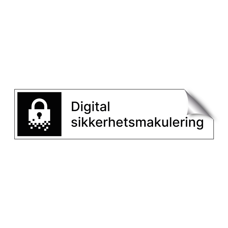 Digital sikkerhetsmakulering & Digital sikkerhetsmakulering