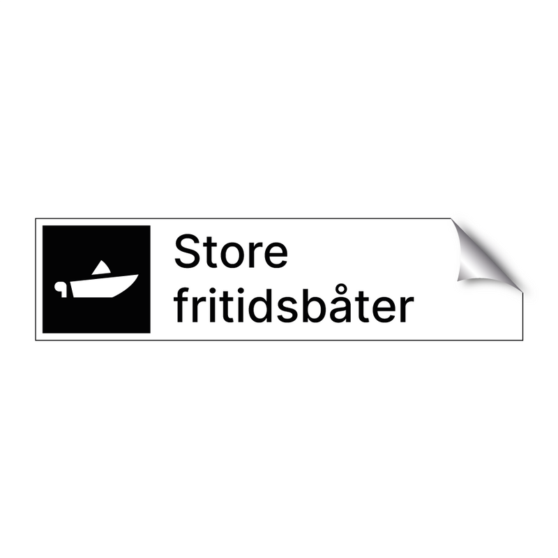 Store fritidsbåter & Store fritidsbåter