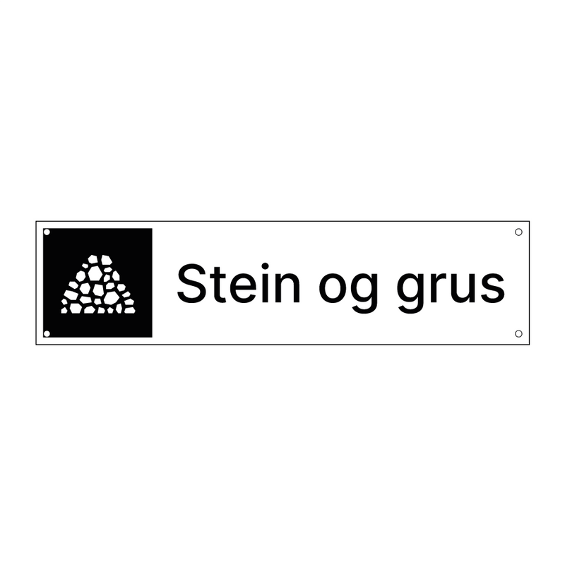 Stein og grus & Stein og grus & Stein og grus & Stein og grus