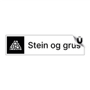 Stein og grus
