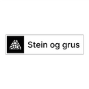 Stein og grus