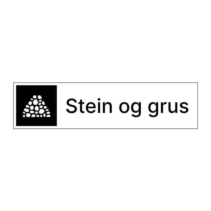 Stein og grus & Stein og grus & Stein og grus & Stein og grus & Stein og grus & Stein og grus