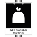 Ikke brennbar rest