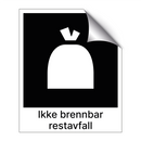 Ikke brennbar rest