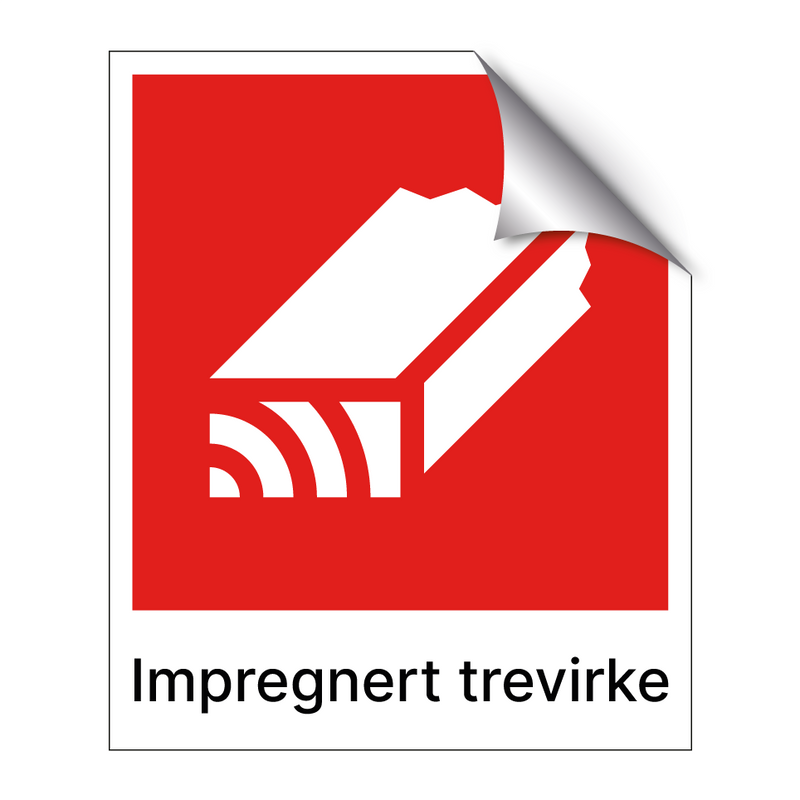 Impregnert trevirke