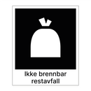 Ikke brennbar rest