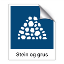 Stein og grus