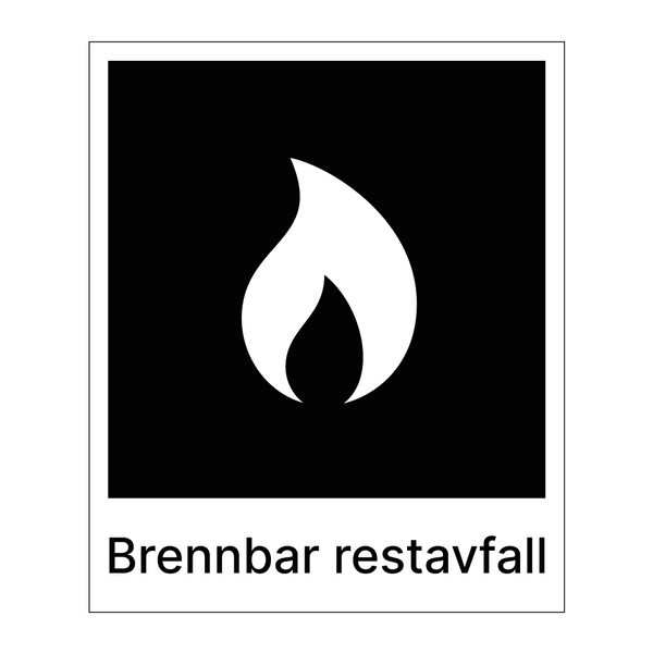Brennbar restavfall & Brennbar restavfall & Brennbar restavfall & Brennbar restavfall