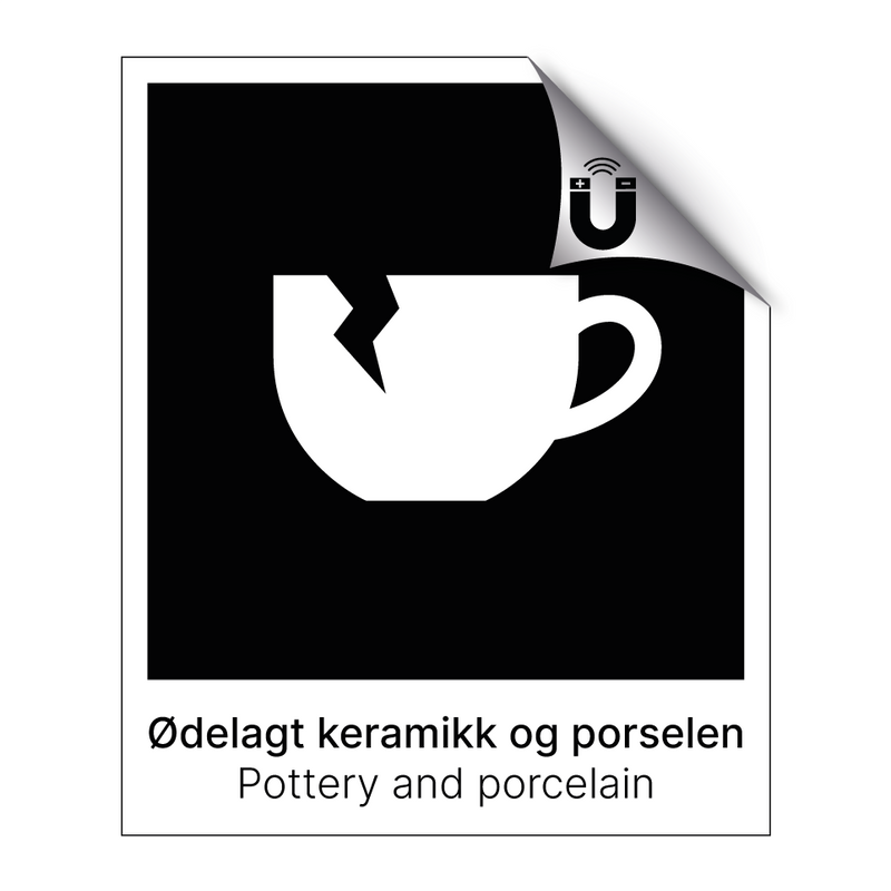 Ødelagt keramikk og porselen - Pottery and porcelain