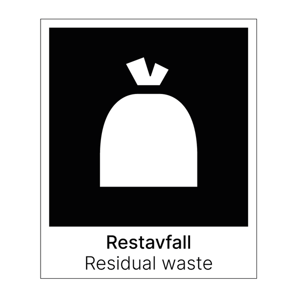 Restavfall - Residual waste & Restavfall - Residual waste & Restavfall - Residual waste
