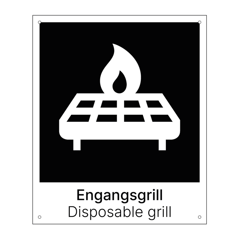 Engangsgrill - Disposable grill