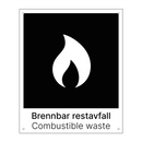 Brennbar restavfall - Combustible waste