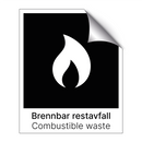Brennbar restavfall - Combustible waste