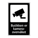 Butikken er kameraovervåket