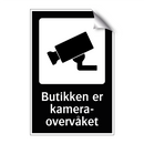 Butikken er kameraovervåket