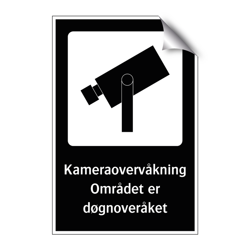 Kamera overvåkning - Området er døgnoveråket