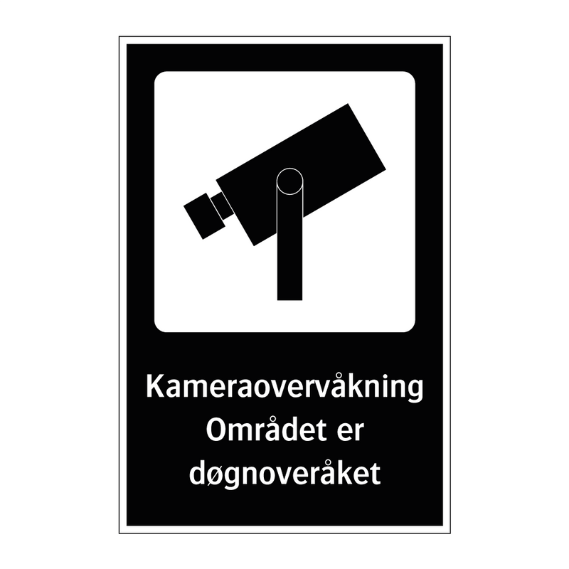 Kamera overvåkning - Området er døgnoveråket
