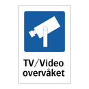 TV/Video overvåket