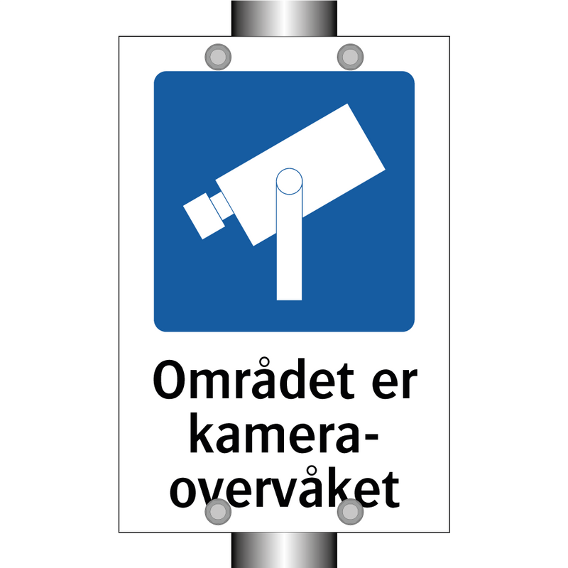 Området er kameraovervåket