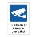 Butikken er kameraovervåket