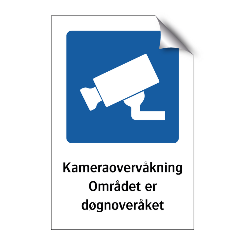 Kamera overvåkning - Området er døgnoveråket
