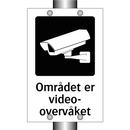 Området er video-overvåket