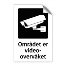Området er video-overvåket