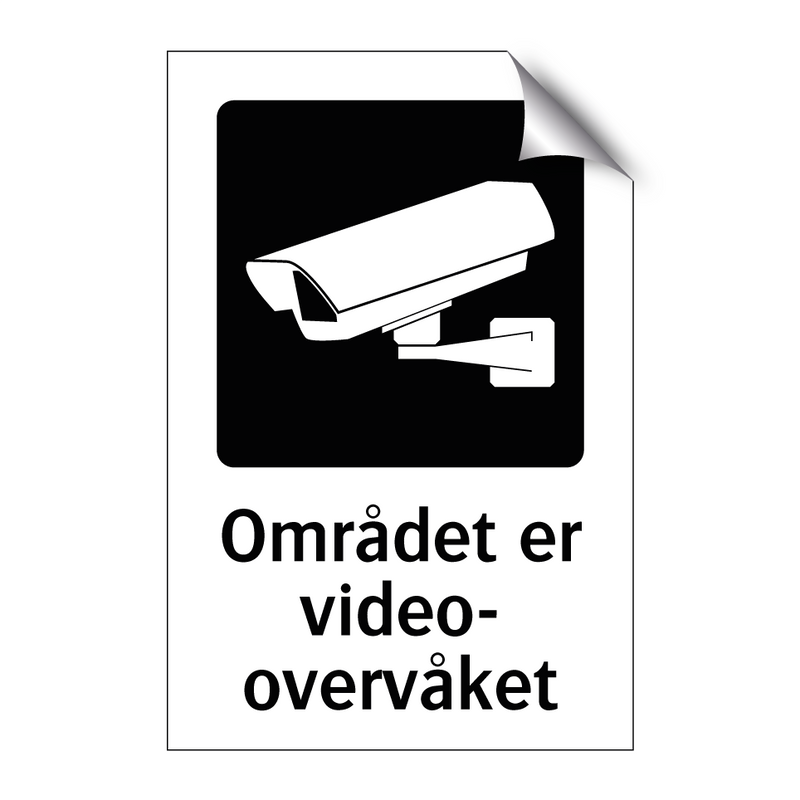 Området er video-overvåket