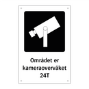 Området er kameraovervåket 24T